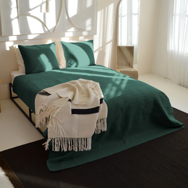 Bedsprei Rope - Donkergroen - Image 2