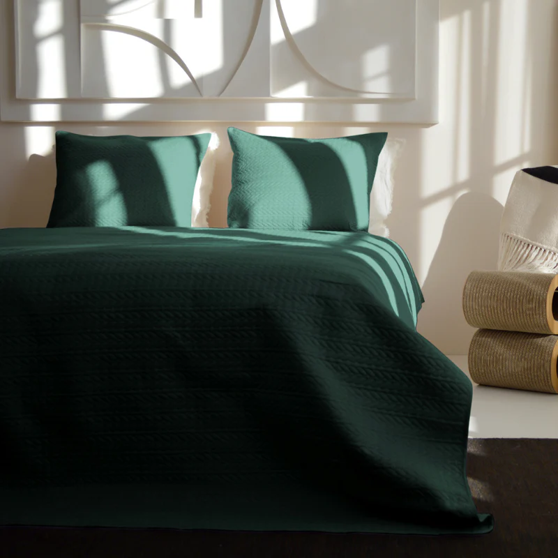 Bedsprei Rope - Donkergroen - Image 6