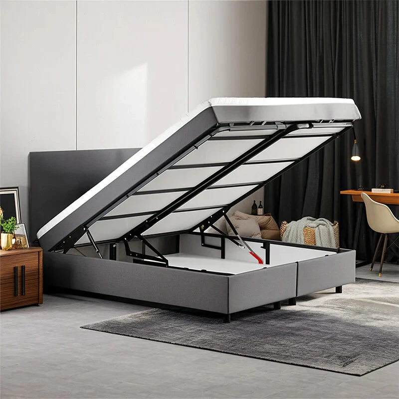 Boxspring Julia met opbergruimte - Beige - Image 2