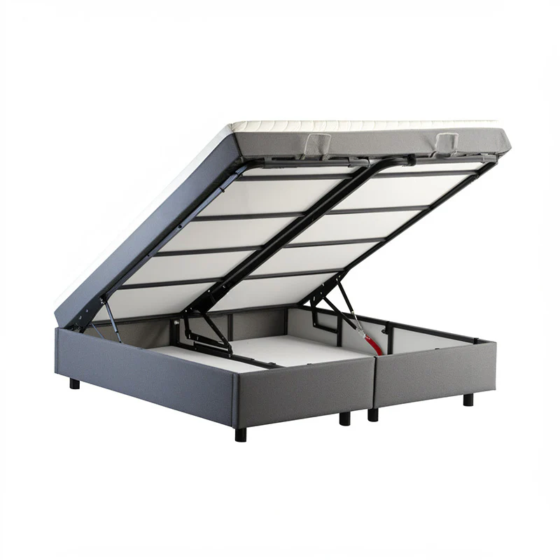 Boxspring Julia met opbergruimte - Beige - Image 6