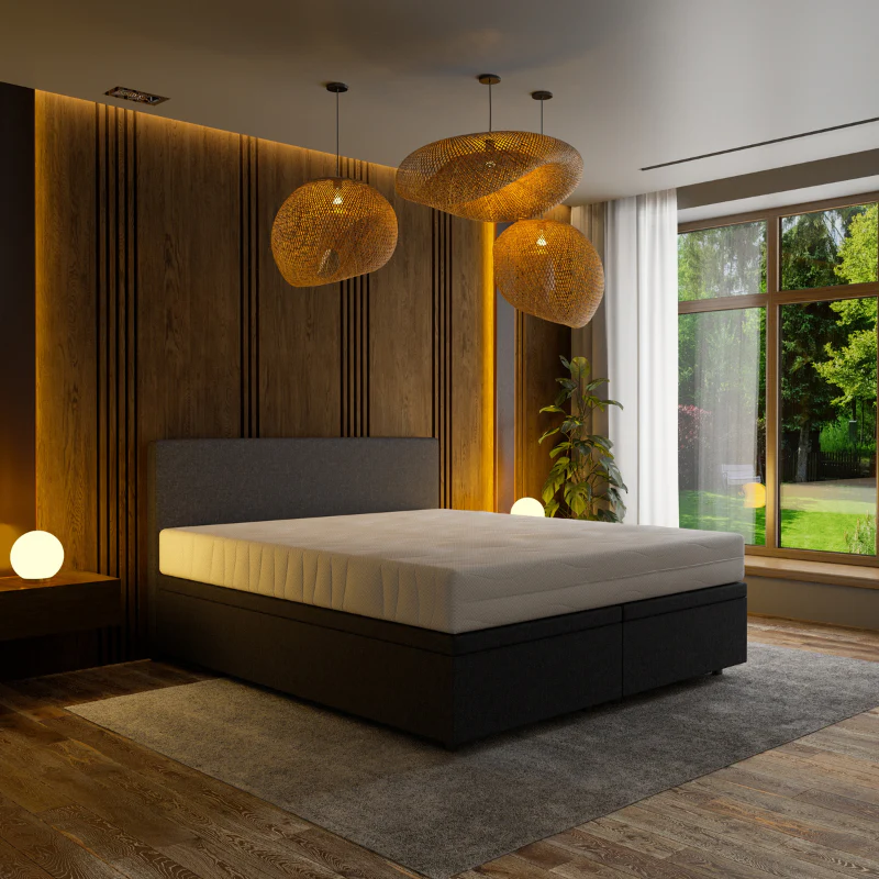 Boxspring met Opbergruimte Hotel Essence - Zwart - Image 2