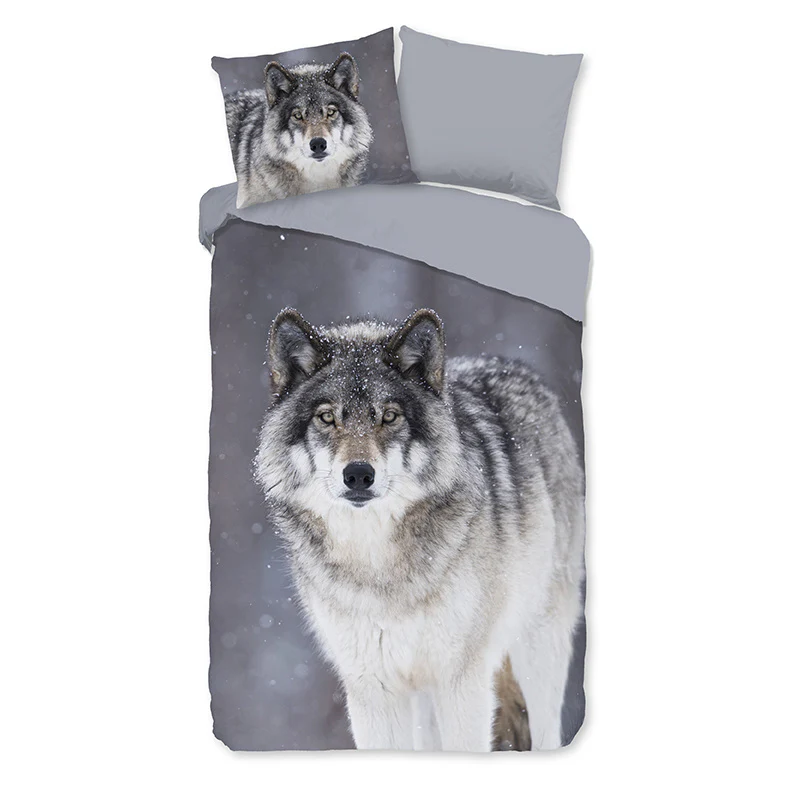 Dekbedovertrek Katoen-Flanel - Wolfie - Image 2