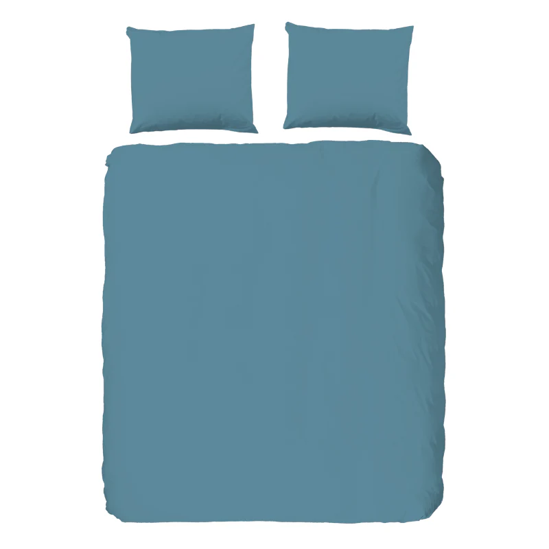 Dekbedovertrek Katoen-Percale - Blauw