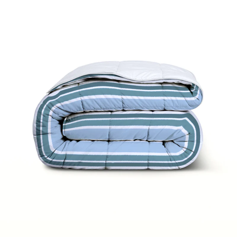 Easy Dekbed Zonder Overtrek - Horizontal Lines - Navy - Image 3