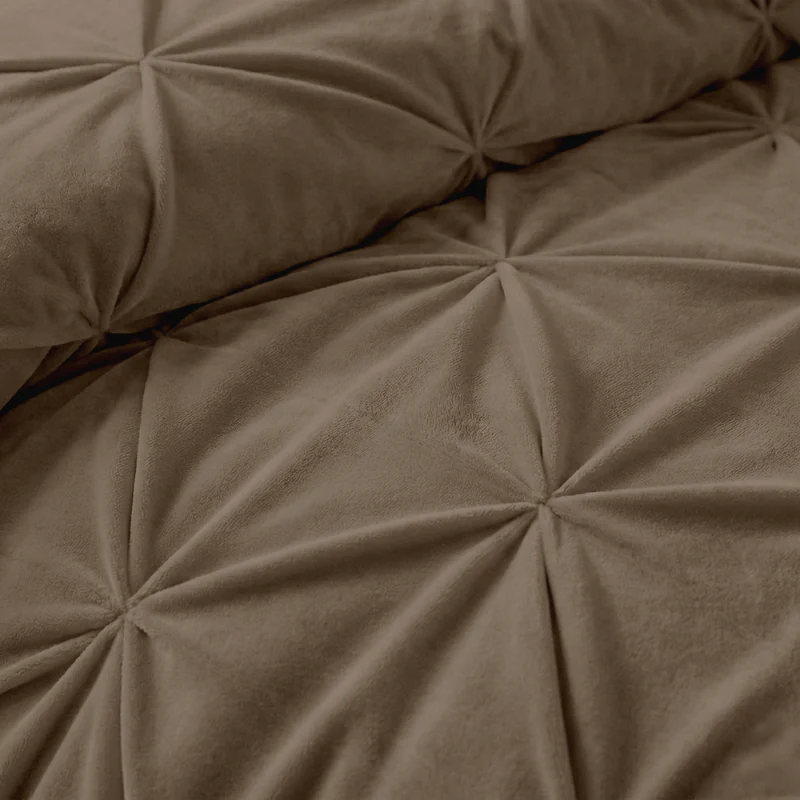 Easy Dekbed Diamond Pintuck - Taupe - Image 4