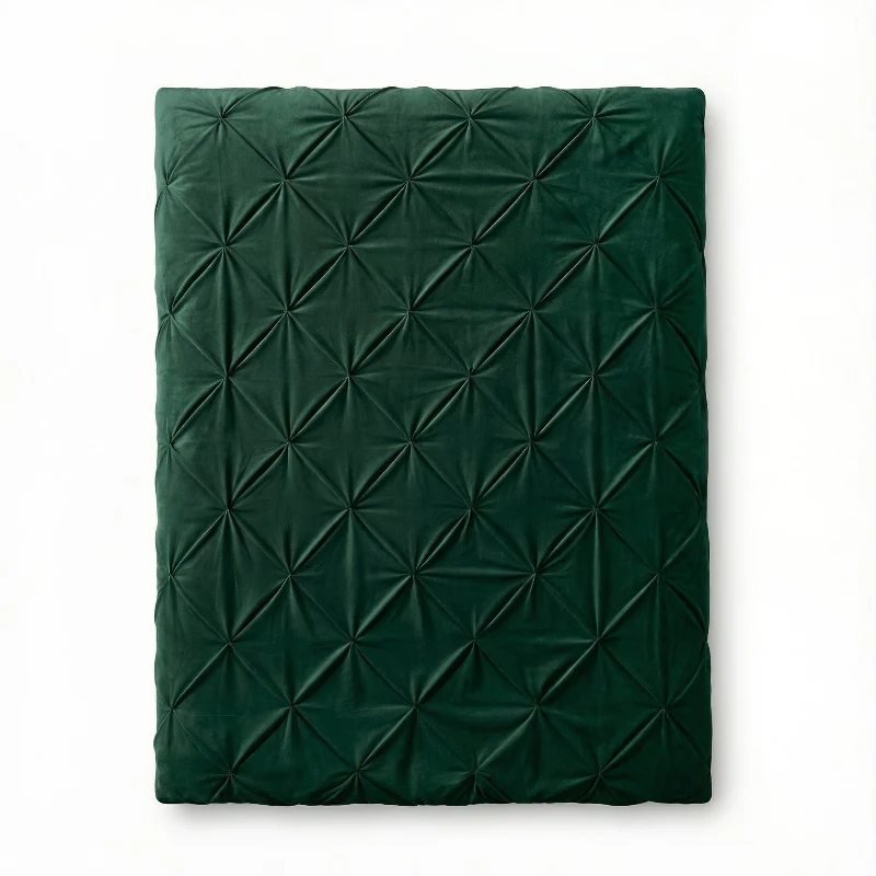 Lazy Dekbed Zonder Overtrek - Velvet Pintuck - Groen - Image 7