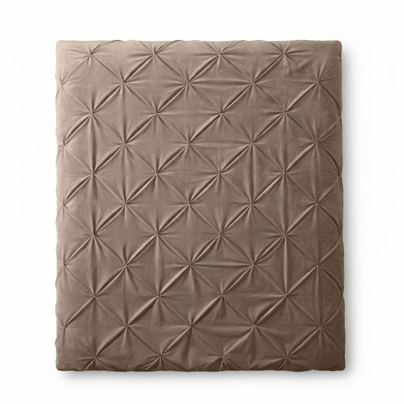 Lazy Dekbed Zonder Overtrek - Velvet Pintuck - Taupe - Image 7